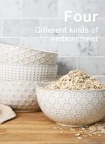 Cereal bowls 26 oz, Ceramic Soup Bowl for Kitchen,Suit For Housewarming - 6 Inch, Set of 4, Arctic white - Image 2