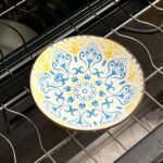 Ceramic Dinner Plates, Assorted  Patterned Stoneware Dish, Microwave and Dishwasher Safe Tableware for Home and Kitchen